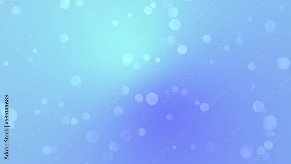 Poster waterspout and byzantine night blue bokeh gradient background loop motion. moving bubbles colorful b