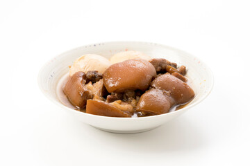 骨なし豚足と玉子の煮付け