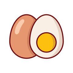 egg icon vector design template in white background
