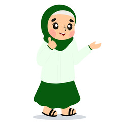 Muslimah kids character