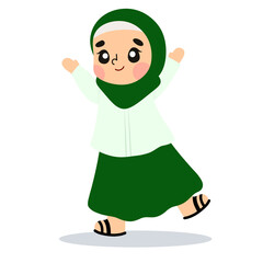 Muslimah kids character