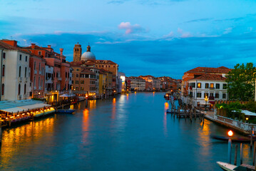 イタリア ヴェネチアの夜景