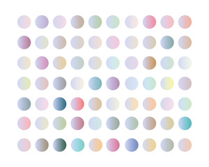 pastel linear gradient color pack circles collection for apps, ui, ux, web design,banner, etc. Pastel gradient pack
