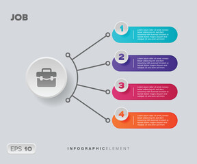 Job Infographic Element