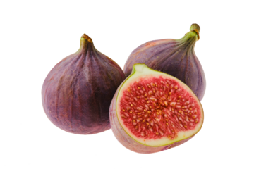 Fresh figs, whole and segment