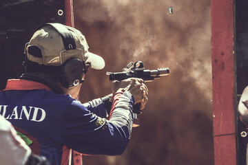 firefighters in action