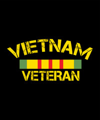 Vietnam veteran tshirt design