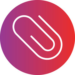 Paper Clip Icon Style