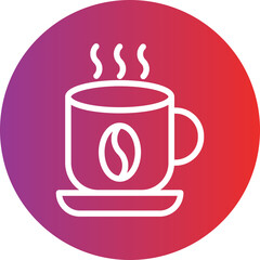 Coffee Cup Icon Style