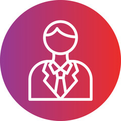 Businessman Icon Style