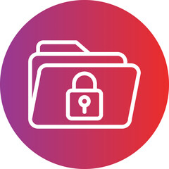 Folder Locked Icon Style