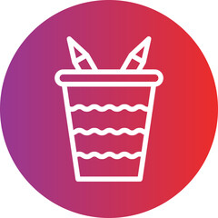 Pencil Case Icon Style