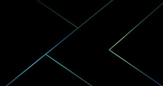 Colorful abstation, wall with running neon flashes. High quality 4k footage