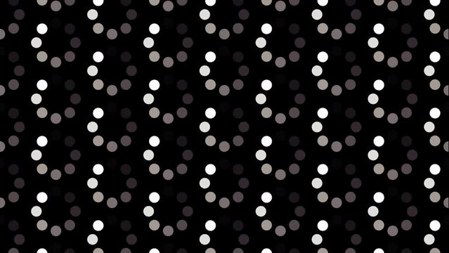 Loading Screen Circle Black Animated Loop Background 4K