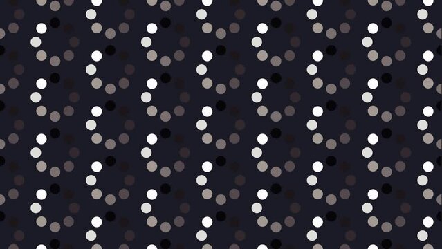 Loading Screen Circle Dark Blue Animated Loop Background 4K
