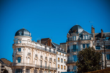 Street view of Orleans city, France.