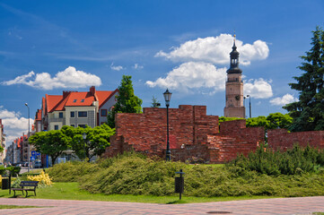 Library of the Holy Pilgrim - monument to Jean Paul II in Glogow, town in Lower Silesian Voivodeship, Poland.