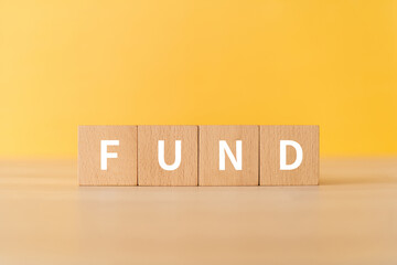 FUNDと書かれたブロック
