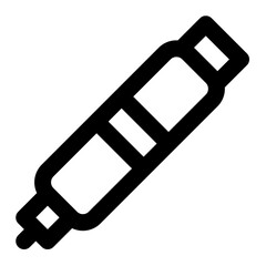 ballpoint line icon