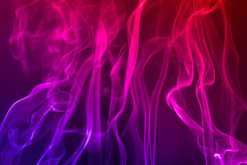 Rainbow abstract light texture smoke background. Colorful smoke on a black background