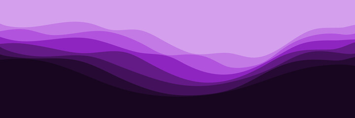 landscape waves pattern vector illustration good for wallpaper, background, backdrop, banner, web, and design template