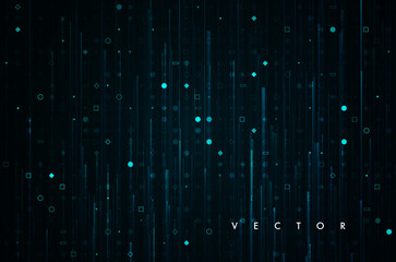 Cryptocurrency blockchain network background.