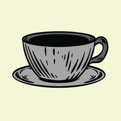 Coffee mug illustration