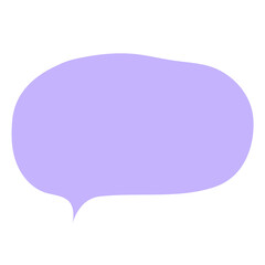Speech bubble. Transparent PNG.