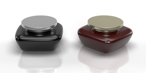 化粧品容器　ガラス