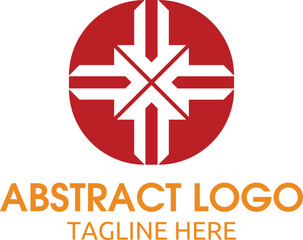 Fototapeta na wymiar Round Abstract Logo