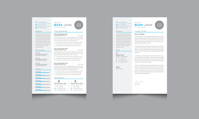  Professional Resume Template Customisable Creative Cv and Gray Accents