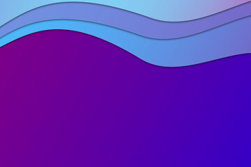 Abstract paper cut background with modern and beautiful colors