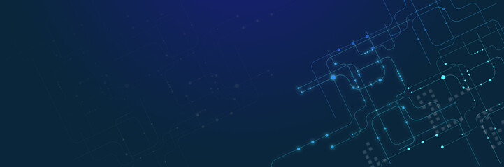 Blue dust particles floating over black