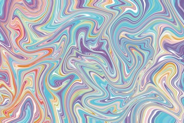 Illustration of Modern colorful liquid background. Flow rainbow Colorís Liquid shape. Abstract design.