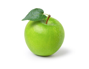 green apple isolated on white