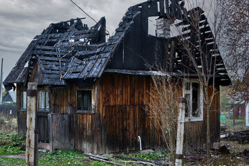 House destroyed after fire and explosion
