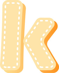 cartoon dot line typographic design art lowercase alphabet