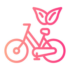 bicylce gradient icon