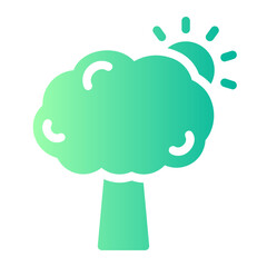 tree gradient icon