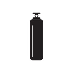 Gas cylinder tank icon. Simple illustration of gas cylinder tank icon for web design isolated on white background
