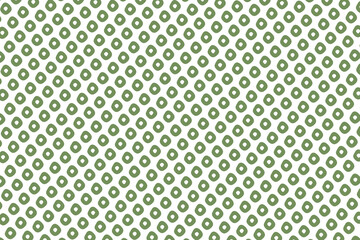 Japanese traditional green stitch pattern on white background. Vector illustration.
