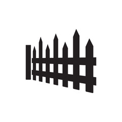 fence icon trendy flat design