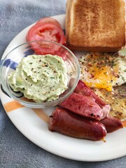 sausage and potatoes