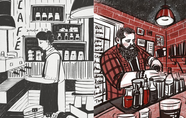 coffee salesman