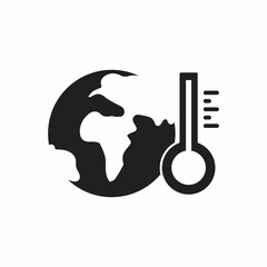 global warming icon or logo isolated sign symbol illustration