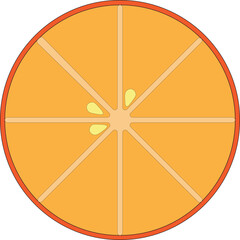 orange lemon fruit food diet illustration art vector icon  symbol plant fresh