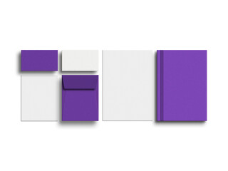 Elegant stationery mockup