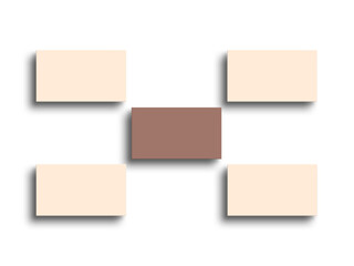 Minimal business card mockup