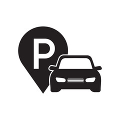 Car Parking Flat icon