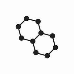 Simple icon molecule.